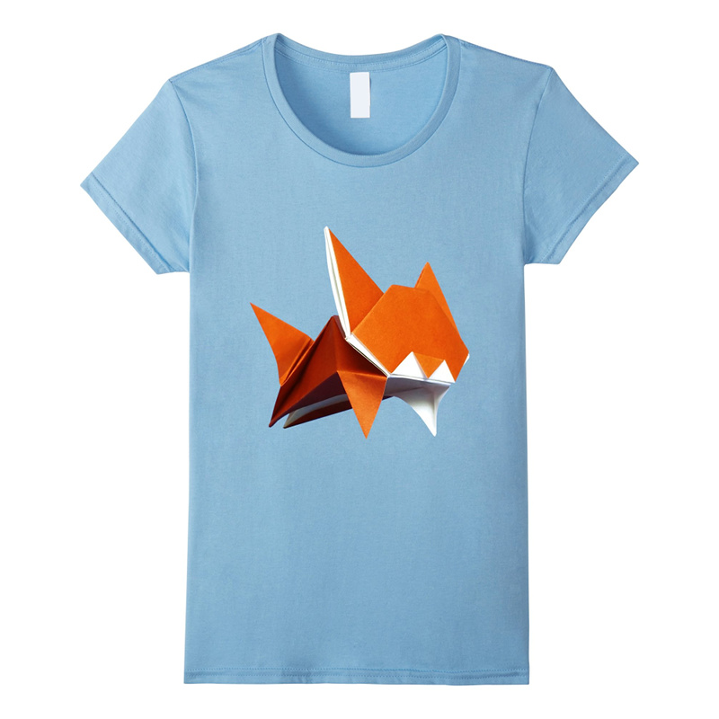 Origami Jumping Cat T-Shirt